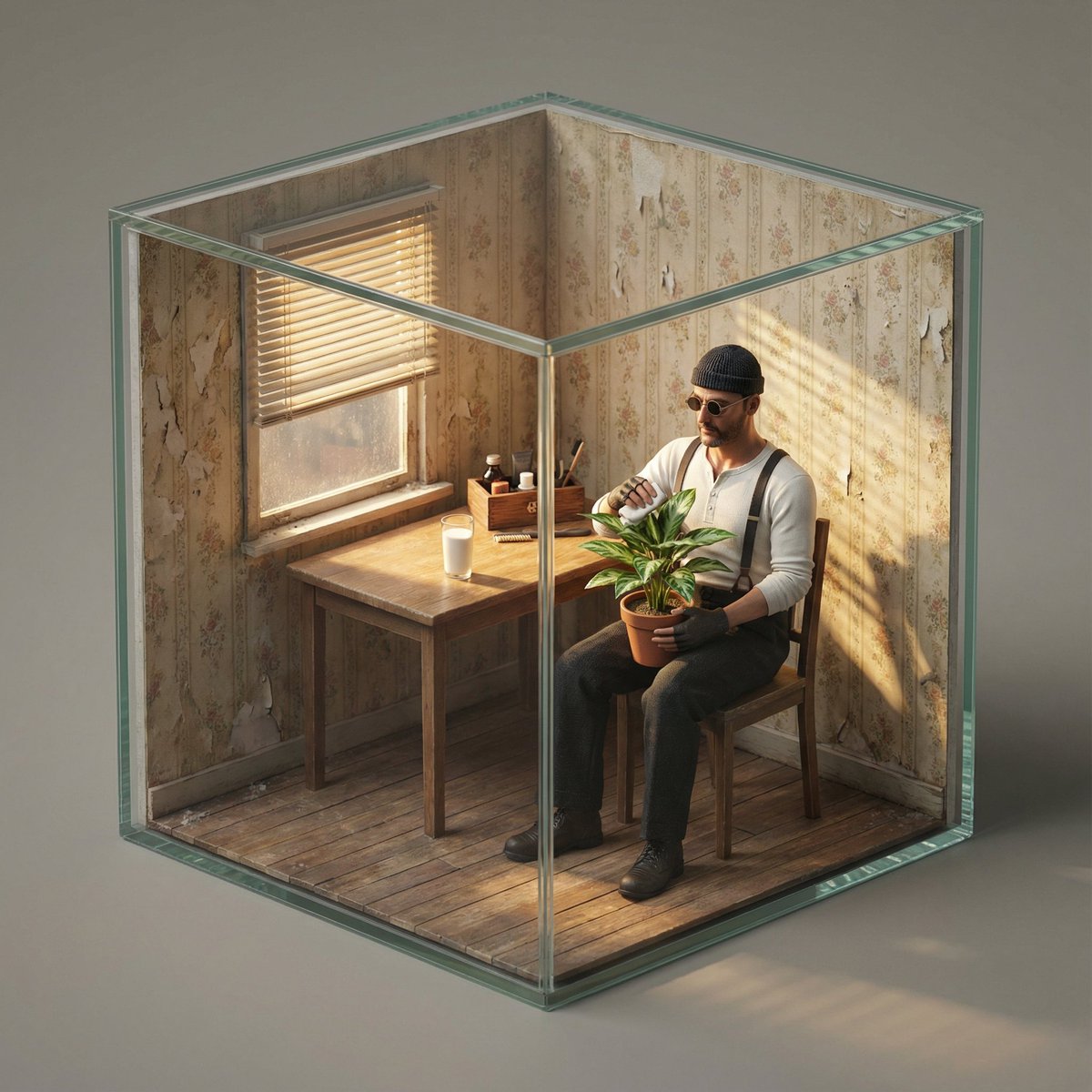 Isometric Miniature Movie Scene Diorama Prompt