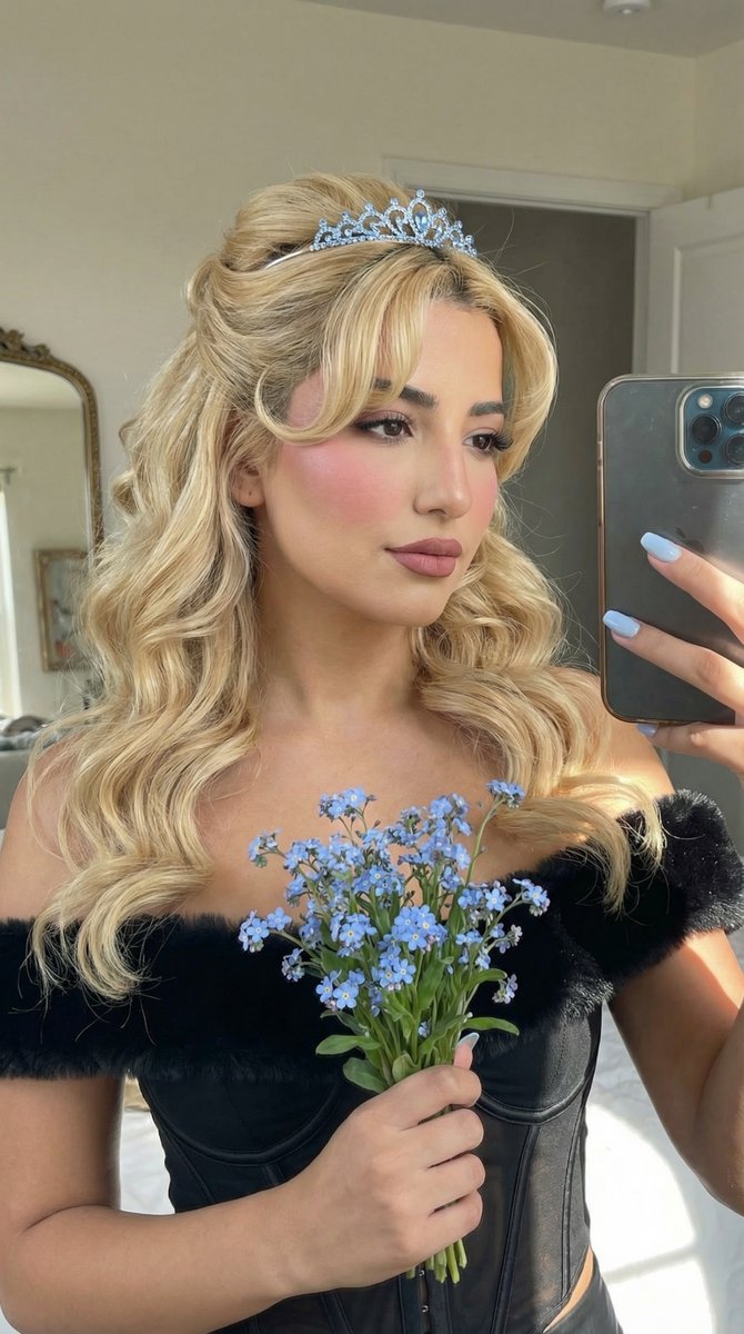 Cinderella Inspired Selfie with Reference Image