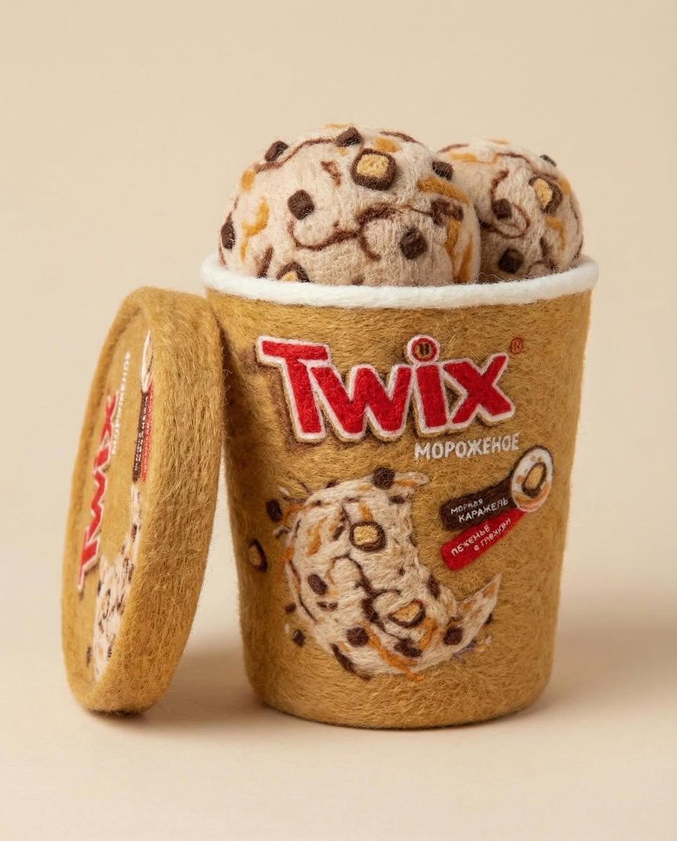 Needle-felted Product Sculpture with Whimsical Aesthetic