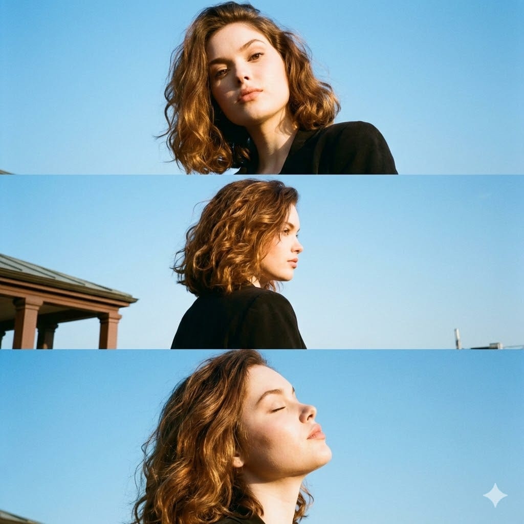 Triptych Image Generation Prompt with Identity Preservation