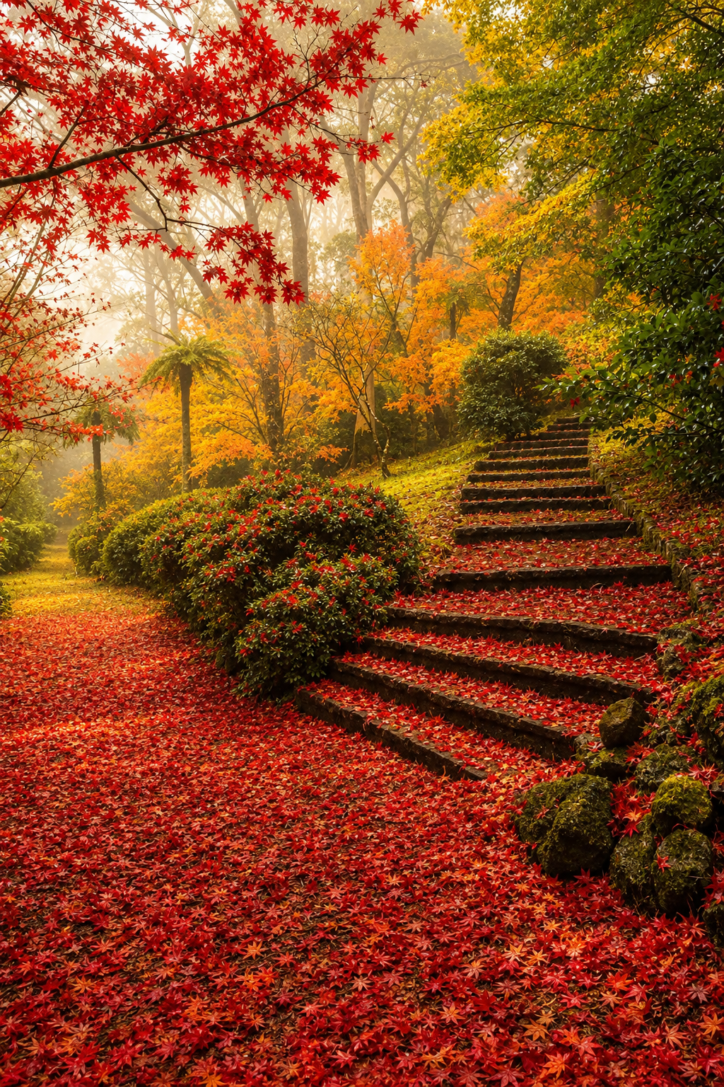 Create a high-resolution vertical 2:3 landscape photograph o...